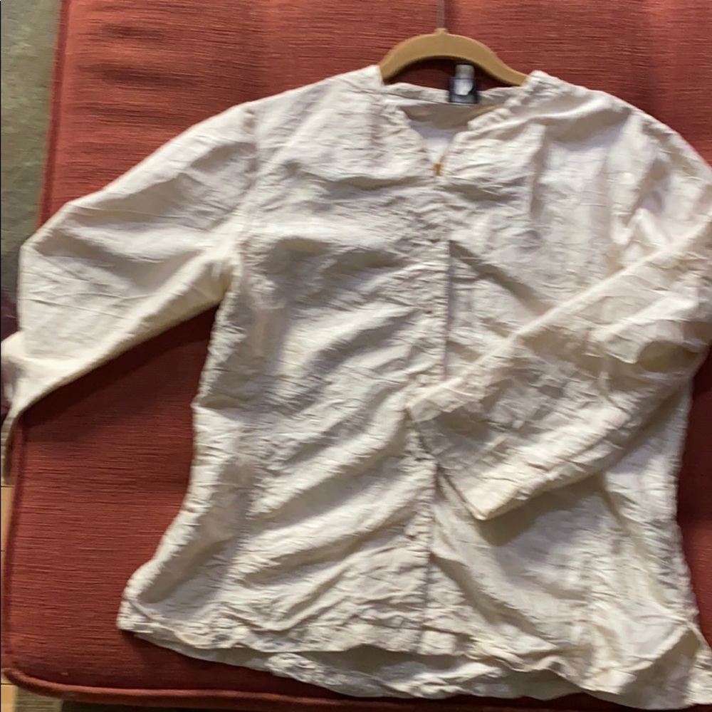 Eileen Fisher 3/4 sleeve light jacket
